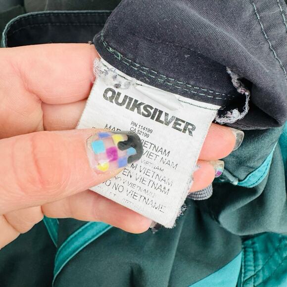 Quicksilver Blue Striped Board Shorts Men’s Size 38 - Picture 9 of 10